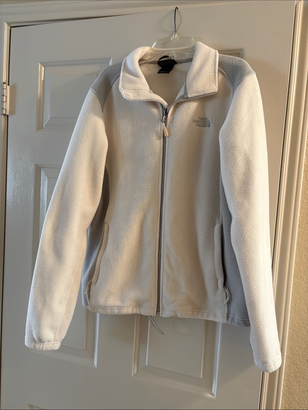 The North Face Women's Cream/Tan Teddy Fleece Jacket